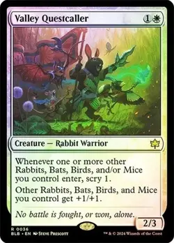 Valley Questcaller 0036 Foil Bloomburrow BLB MTG Magic - Image 1