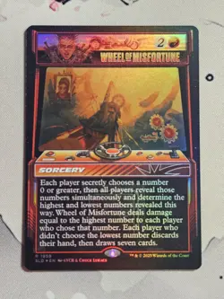 MTG Wheel of Misfortune Rainbow Foil Secret Lair 1959 NM - Image 1