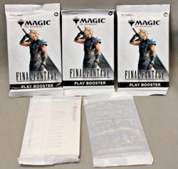 WIZARDS OF THE COAST MAGIC THE GATHERING FINAL FANTASY 3 PLAY BOOSTER PACKS & 2 - Image 1