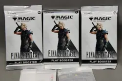 WIZARDS OF THE COAST MAGIC THE GATHERING FINAL FANTASY 3 PLAY BOOSTER PACKS & 2 - Image 2