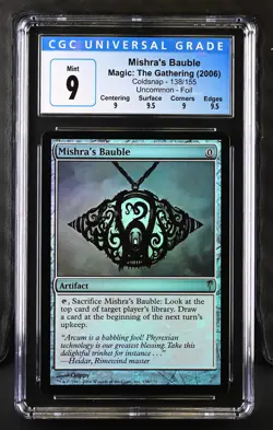 MISHRA'S BAUBLE Coldsnap Foil CGC 9 Q++ MTG [Nostalgium] - Image 1