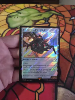 Brotherhood Vertibird (Surge Foil) Universes Beyond: Fallout MTG NM - Image 1