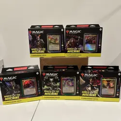 MTG March of the Machines Commander Decks Set of 5 - Image 1