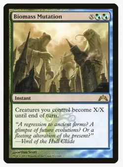 Biomass Mutation | MTG GTC | Simic Token Go-Wide Anthem EDH Finisher | LP - Image 1