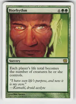 Biorhythm 231 Rare 9th Edition Magic: The Gathering MTG1 - Image 1