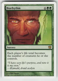 Biorhythm 231 Rare 9th Edition Magic: The Gathering MTG4 - Image 1