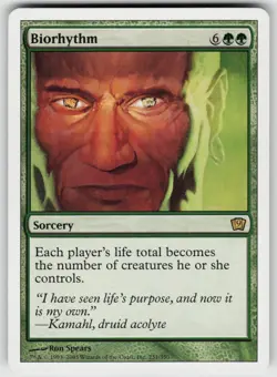 Biorhythm 231 Rare 9th Edition Magic: The Gathering MTG2 - Image 1