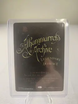 MTG Magic the Gathering Alhammarret's Archive Encyclopedia of Magic Foil #0027 - Image 1