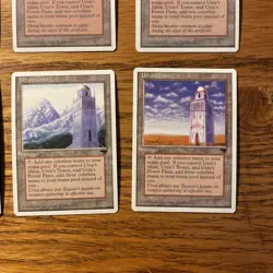 MTG Chronicles Urzatron Lot: all 4x Variations Urza's Tower, Mine, Power Plant - Image 5