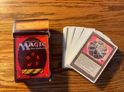 MTG: Vintage 50 Artifact 4th Edition Lot - 37 Different Artifacts W/ Empty Box - Image 1