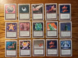MTG: Vintage 50 Artifact 4th Edition Lot - 37 Different Artifacts W/ Empty Box - Image 2