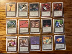 MTG: Vintage 50 Artifact 4th Edition Lot - 37 Different Artifacts W/ Empty Box - Image 3