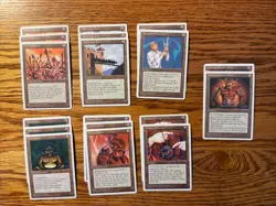 MTG: Vintage 50 Artifact 4th Edition Lot - 37 Different Artifacts W/ Empty Box - Image 4