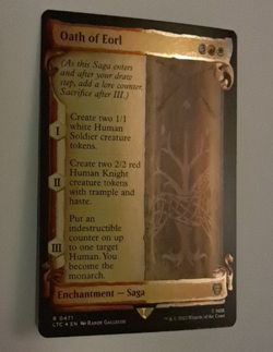 Oath of Eorl Showcase Scrolls FOIL NM/M LOTR Lord of the Rings MTG - Image 1