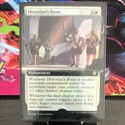 Historian's Boon Commander: Dominaria United Enchantment 71 Rare Foil - Image 1
