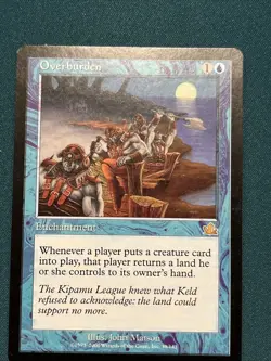 MTG Overburden Prophecy Regular NM - Image 1