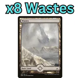 x8 Full Art Wastes 183/184 - Near Mint - MTG - Image 1