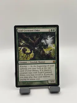 MTG, Leaf-Crowned Elder HP 128 Morningtide Regular - Image 1