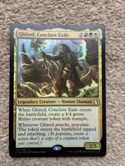 Ghired, Conclave Exile Tokens Commander Edh Deck Mtg Magic The Gathering - Image 1
