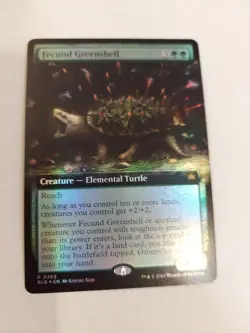 Fecund Greenshell (Extended Art) Bloomburrow Foil - Image 1
