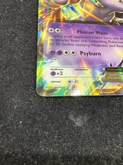 Mewtwo EX - XY183 - XY English Pokemon Black star Promo Card 2016 NM - Image 2