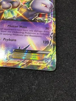 Mewtwo EX - XY183 - XY English Pokemon Black star Promo Card 2016 NM - Image 3