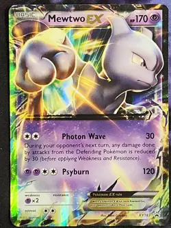 Pokemon Mewtwo EX XY183 (LP) Black Star Promo XY - Image 1
