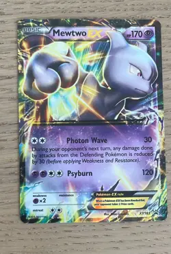 Pokemon TCG: Mewtwo EX XY183 Black Star Promo Ultra Rare - Image 1
