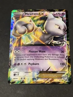 Pokemon TCG : Mewtwo EX - XY183 Promo : Black Star Promo LP - Image 1