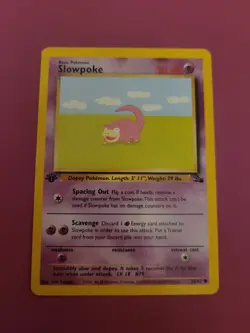 Pokemon TCG Slowpoke 55/62 Fossil Regular 1st edition NM common - Image 2