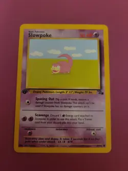 Pokemon TCG Slowpoke 55/62 Fossil Regular 1st edition NM common - Image 4