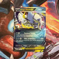 Mega Absol Ex Pokemon Prize Pack Series 8 Pokemon Card MINT MEG 086/132 - Image 1