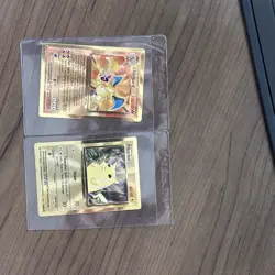Pokemon Celebrations Gold Metal Charizard & Pikachu Cards 25th Anniversary Base - Image 1
