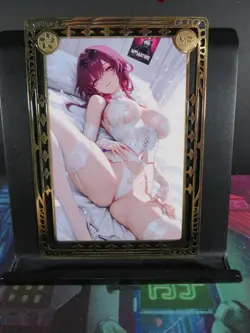 Kafka Honkai: Star Rail MR Gold Metal Collectible Card Anime Goddess Waifu Sexy - Image 1