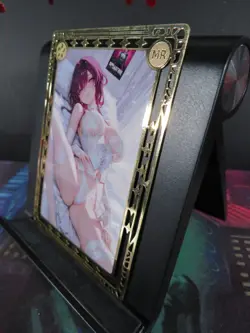 Kafka Honkai: Star Rail MR Gold Metal Collectible Card Anime Goddess Waifu Sexy - Image 2