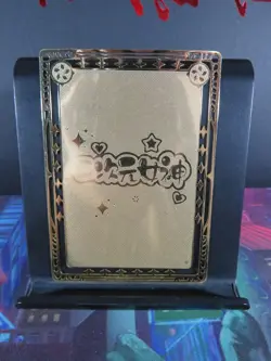 Kafka Honkai: Star Rail MR Gold Metal Collectible Card Anime Goddess Waifu Sexy - Image 3