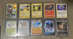Pokemon TCG 10 mixed cards lot - Image 1
