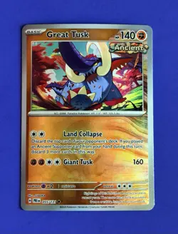 Great Tusk (055/131) Master Ball - 2025 Pokemon TCG: Prismatic Evolutions - Image 1