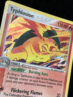 Pokemon TYPHLOSION 17/115 (Holo Rare) Unseen Forces - LP/Light Play - Image 2