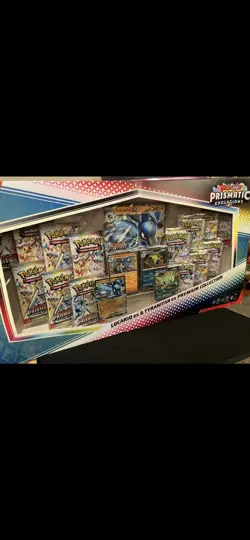 Pokemon TCG Prismatic Evolutions Lucario & Tyranitar EX Premium Collection New - Image 1