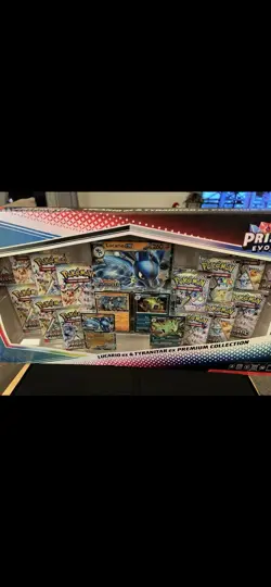 Pokemon TCG Prismatic Evolutions Lucario & Tyranitar EX Premium Collection New - Image 2