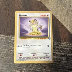 Meowth Gold Border Fruit Roll Up Promo 56/64 Pokemon TCG RARE VLP/NM - Image 1