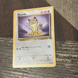 Meowth Gold Border Fruit Roll Up Promo 56/64 Pokemon TCG RARE VLP/NM - Image 2