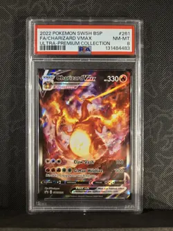 PSA 8 Charizard VMAX SWSH261 🔥 Pokemon Ultra-Premium Collection - Graded - Image 1