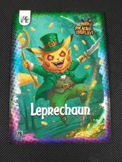 Leprechaun (Pikachu) #76 - Galaxy Holo - Electric Pikachu Cosplay - Pokemon - Image 1