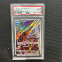 2023 Pokemon SVI Scarlet & Violet #210 Drowzee Illustration Rare PSA 9 - Image 1