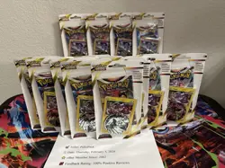 15x Pokemon Astral Radiance 1-Pack Blister w Toxel & Oricorio Promo, New, Sealed - Image 1