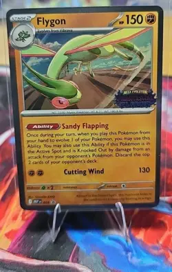 Pokemon TCG Flygon 016 Stamped Black Star Promo Phantasmal Flames NM - Image 1
