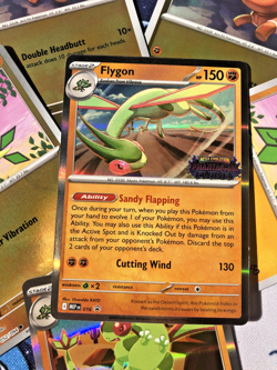 Flygon 016 Phantasmal Flames Stamp Pre Release Promo And More! Pokemon TCG - Image 1