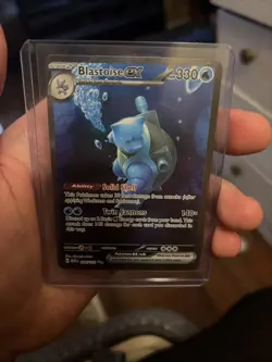 Pokemon Blastoise EX 200/165 Special Illustration Rare SV Scarlet & Violet 151 - Image 3